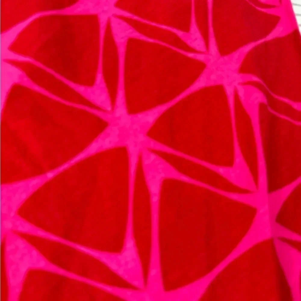 H&M Women’s Linen Blend Skirt‎ Red Hot Pink US 8